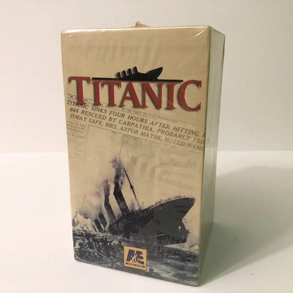 A&E Titanic 4 VHS Tape Documentary Series on the Sinking of the Titanic - Picture 9 of 16